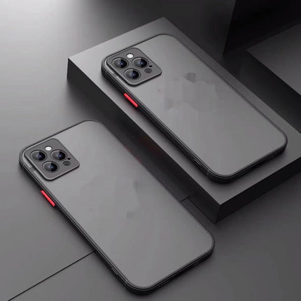 Magnetic Frosted Phone Case – Shockproof & Anti-Fingerprint for Apple iPhone