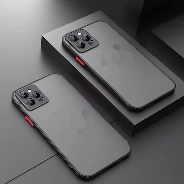 Magnetic Frosted Phone Case – Shockproof & Anti-Fingerprint for Apple iPhone