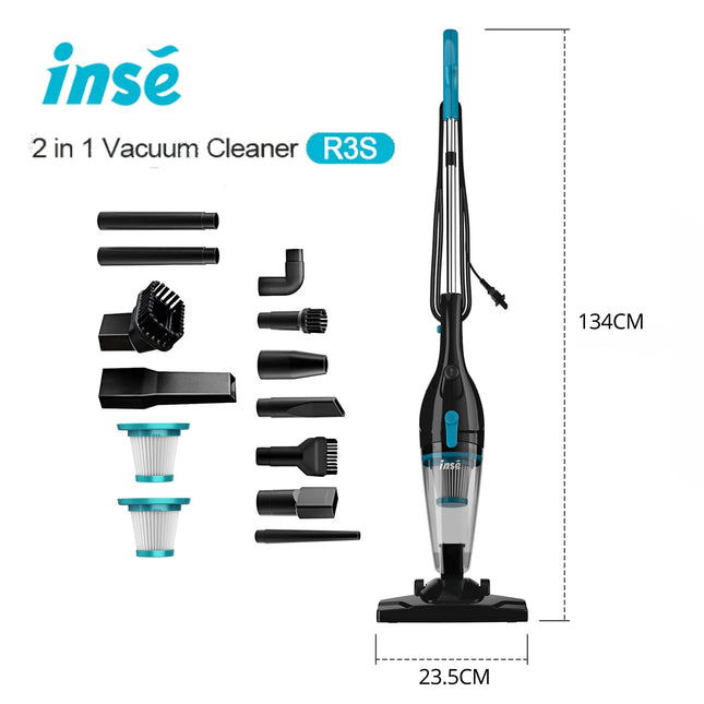 R3S Corded Handheld Vacuum Cleaner – 16KPa Suction, 6M Extra-Long Cord, Car & Home Cleaning
