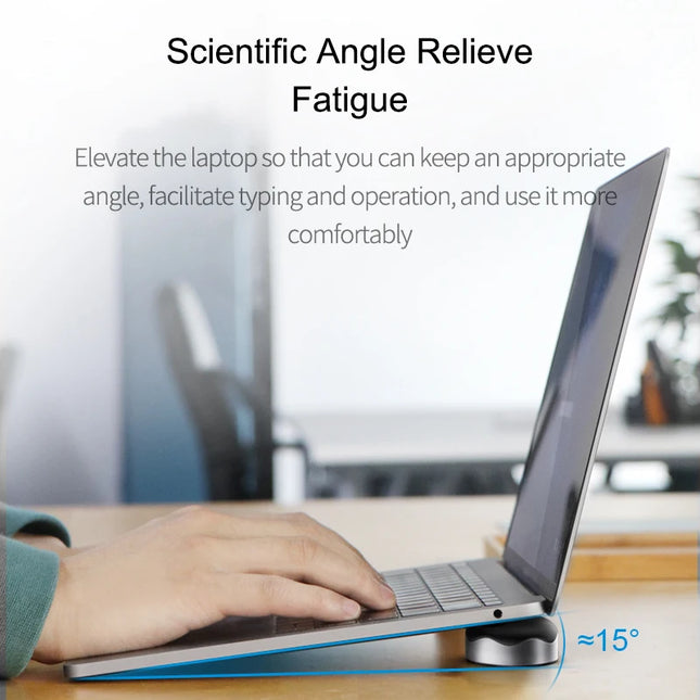 Magnetic Portable Laptop Stand with Cooling & Skid-Resistant Design