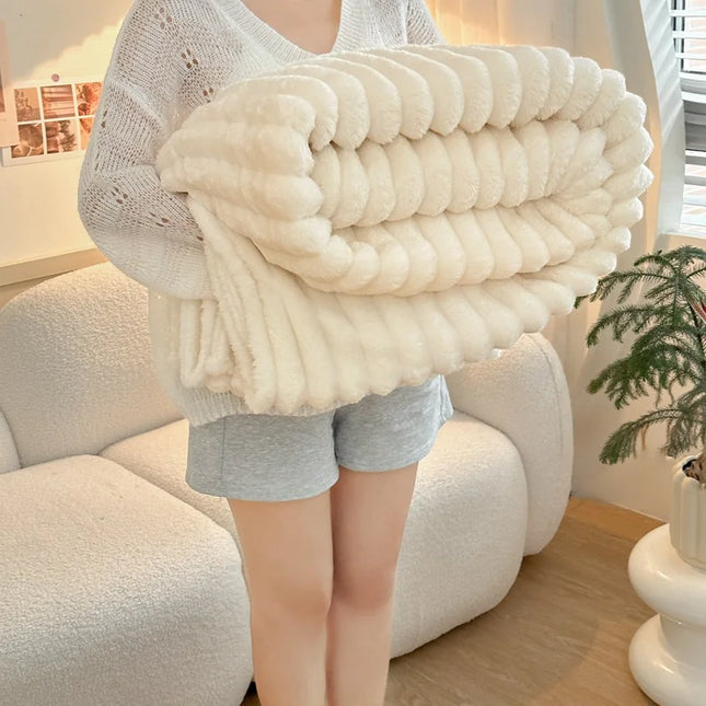 Soft Plush Blanket for Bed & Sofa