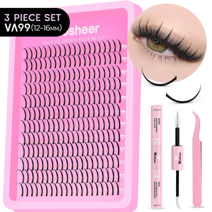 Lash Cluster Kit – DIY Individual Spiky Lashes for Volume and Manga-Style Extensions