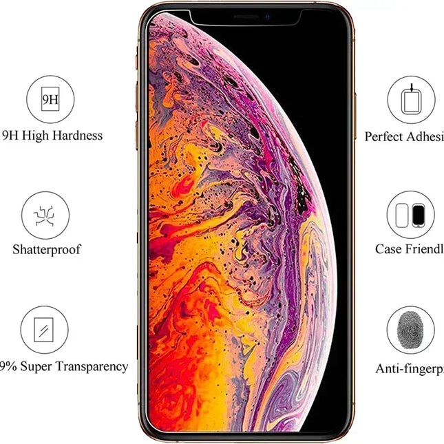 3PCS Tempered Glass Screen Protector for iPhone – Full Coverage