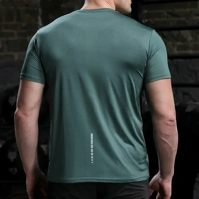 Men’s Loose Quick-Dry Summer Sports T-Shirt – Breathable Running & Fitness Top