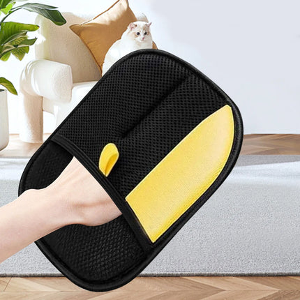 Reusable Pet Hair Remover Gloves – Fur Removal Mitt for Dogs, Cats & Other Pets, Furniture & Carpet Friendly