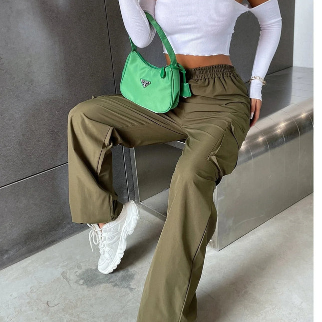 Women’s Baggy Cargo Pants – High-Waist Casual & Chic Trousers