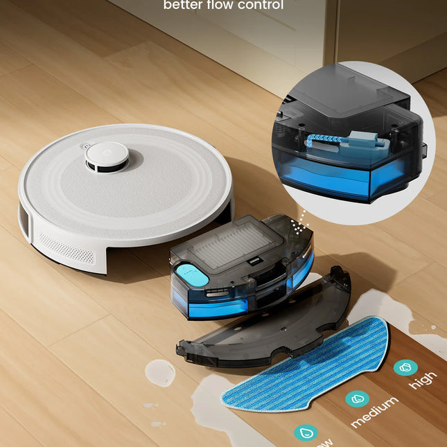 LEFANT M2 Robot Vacuum Cleaner, Laser Navigation dToF, 6000Pa, Anti-Tangle, Selected Area Cleaning, Ideal for Pet Hair, Carpets
