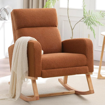 Rocking Chair Nursery with Foot Rest for Moms