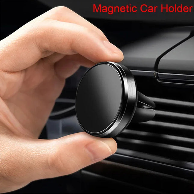 Magnetic Car Phone Holder – Air Vent Mount for All Smartphones