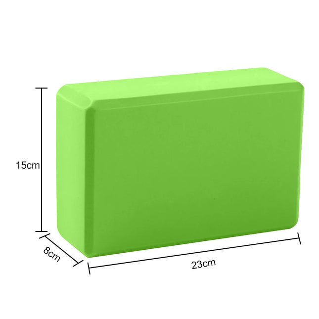 High-Density EVA Yoga Block – Non-Slip Pilates Brick for Support & Balance Training