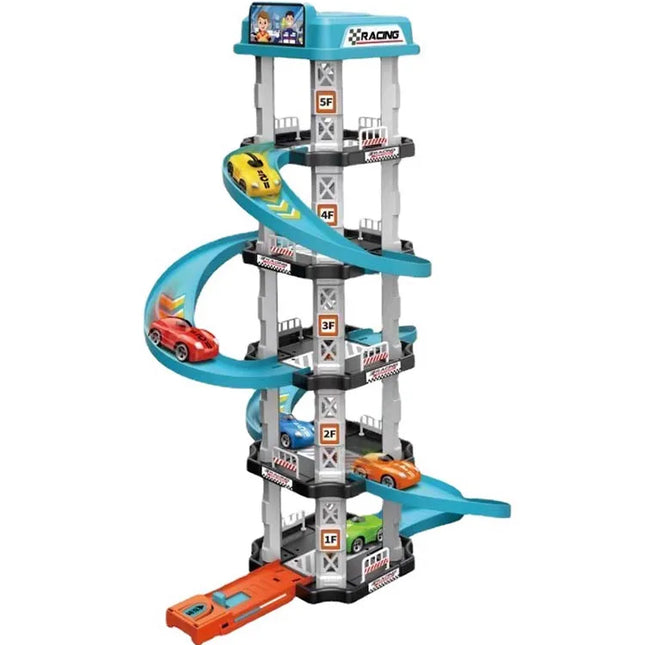 Race Track Car Ramp Toy – Educational Racing & Gliding Track for Children Ages 3-6