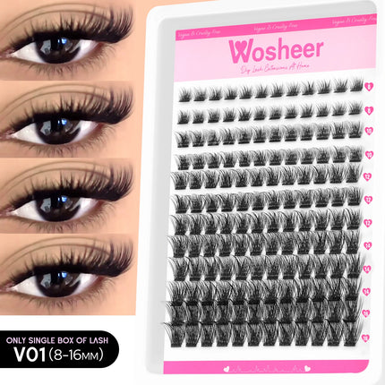 Lash Cluster Kit – DIY Individual Spiky Lashes for Volume and Manga-Style Extensions