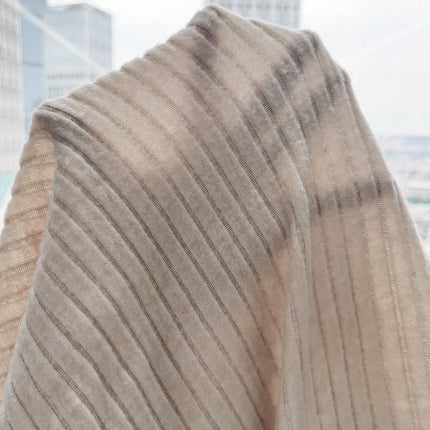 High Neck Ribbed Knit Long Sleeve Top – Comfortable & Stylish Women’s Essential