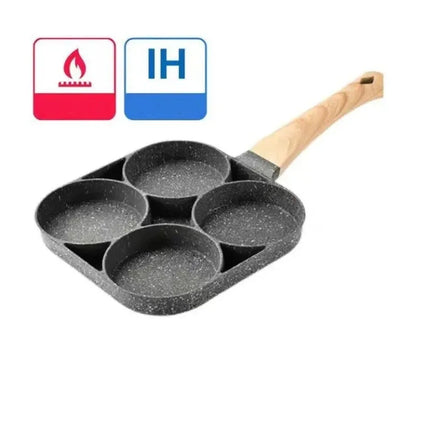 EggMaster™ 4-Hole Pan – Quick, Even Cooking