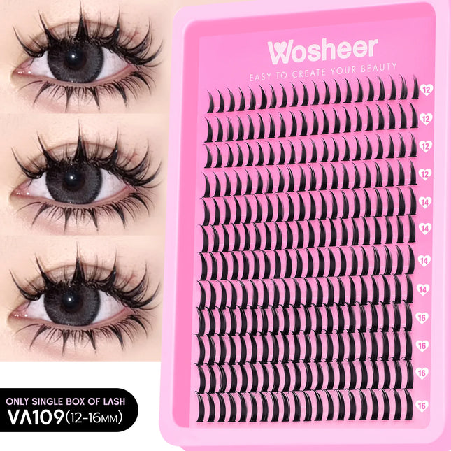 Lash Cluster Kit – DIY Individual Spiky Lashes for Volume and Manga-Style Extensions