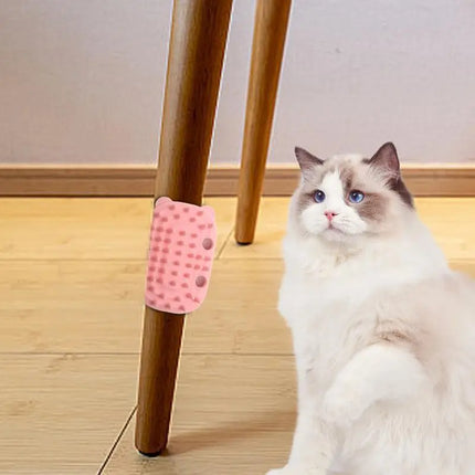 Self-Cleaning Pet Grooming Brush – Table-Leg Mountable Massage Comb for Dogs & Cats