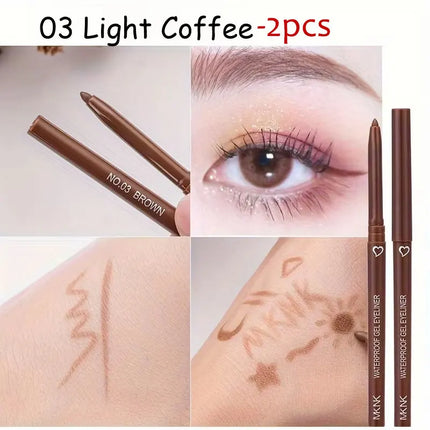 Waterproof Eyeliner Pencil – 5 Long-Lasting Colors
