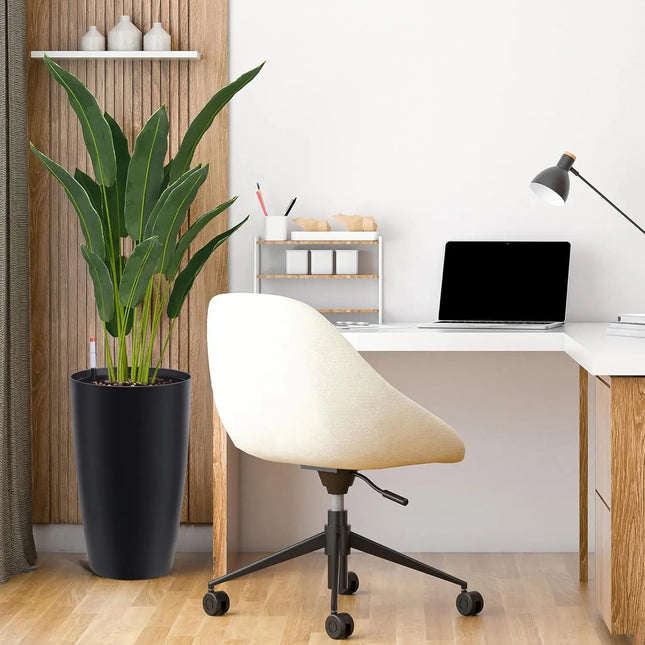 16" Tall Self-Watering Planters (Set of 2) with Drainage & Water Indicator