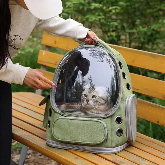 Breathable Space Capsule Cat Backpack Carrier