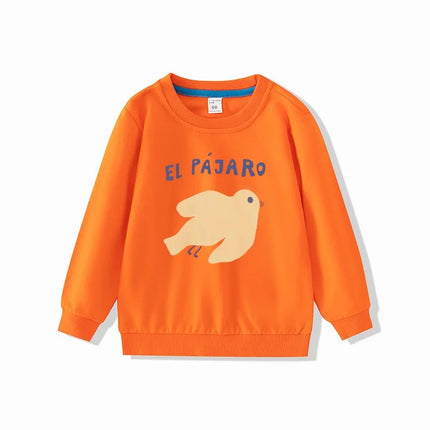 Cartoon Kids Sweatshirt – Cotton Full Sleeve Pullover Hoodie