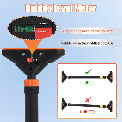 No-Drill Doorway Pull-Up Bar – Adjustable Heavy-Duty Chin-Up Bar (440 lbs Load Capacity)