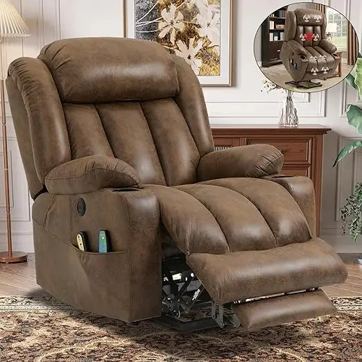 Large Electric Power Lift Recliner Chair with Footrest
