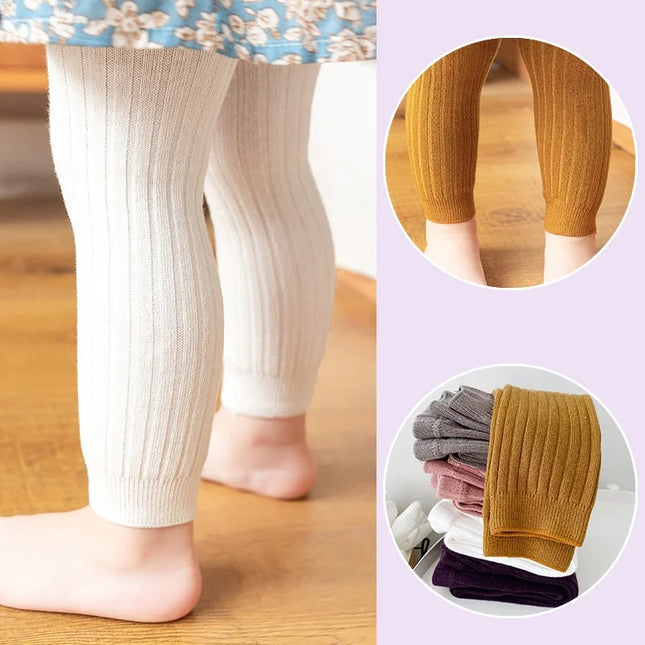 Kids’ Knitted Leggings – Soft Cotton Tights for Babies & Toddlers