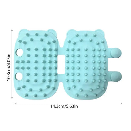 Self-Cleaning Pet Grooming Brush – Table-Leg Mountable Massage Comb for Dogs & Cats