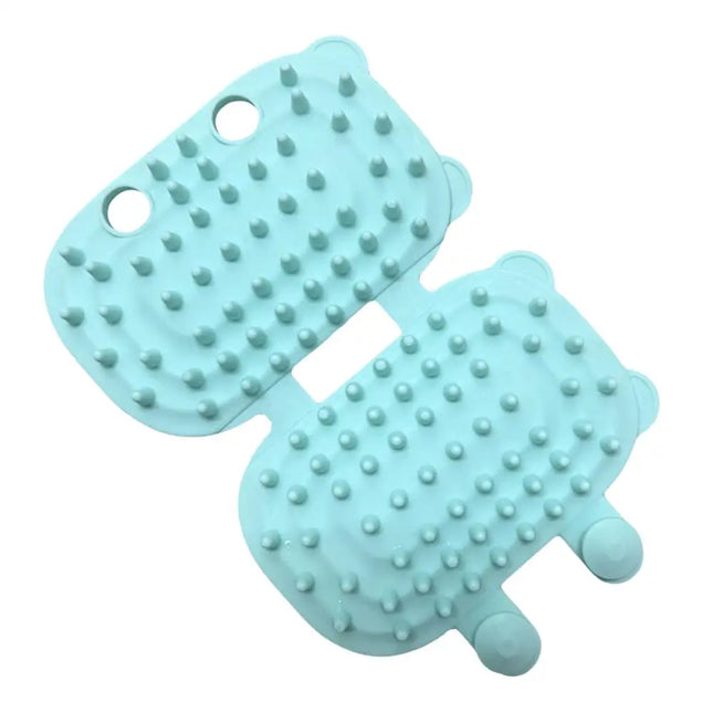 Self-Cleaning Pet Grooming Brush – Table-Leg Mountable Massage Comb for Dogs & Cats