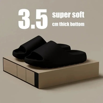 Unisex Soft Platform Slides – Non-Slip Indoor & Outdoor Slippers