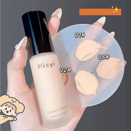 Liquid Foundation – High Coverage, Long-Lasting, Waterproof & Oil-Control Makeup Base