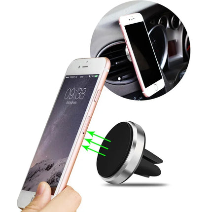 Magnetic Car Phone Holder – Air Vent Mount for All Smartphones