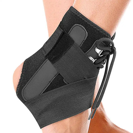 Lace-Up Ankle Brace – Elastic Foot Stabilizer for Running, Basketball, Volleyball, Tennis
