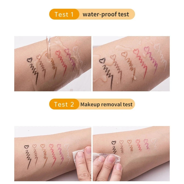 Waterproof Eyeliner Pencil – 5 Long-Lasting Colors