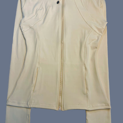 Women's Quick Dry Slim-Fit Fitness Jacket – Breathable Zip-Up Activewear