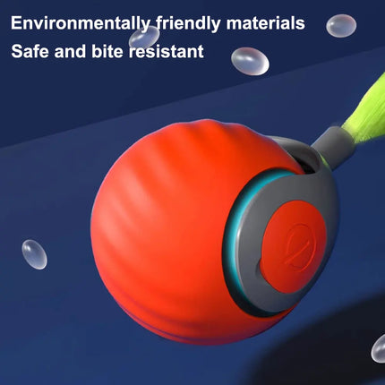 Smart Interactive Dog & Cat Toy Ball – Rechargeable Automatic Bouncing Ball with Dual Speed & Motion Sensor