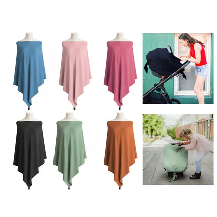 Mom’s Embrace Nursing Shawl – Breathable Cotton Feeding Cover
