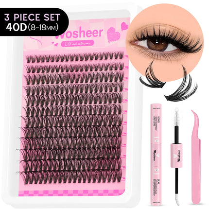 Lash Cluster Kit – DIY Individual Spiky Lashes for Volume and Manga-Style Extensions