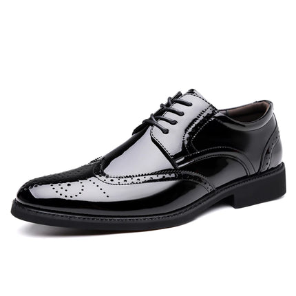 Men’s Oxford Leather Sneakers – Casual & Business Flats