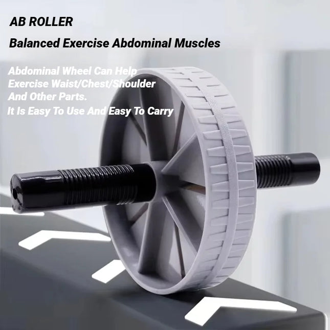 Abdominal Wheel Roller – Non-Slip, Heavy-Duty, Silent Home Fitness Trainer