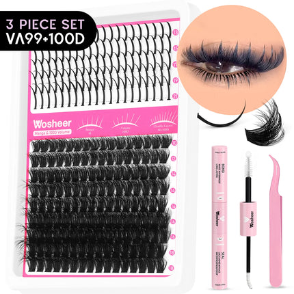 Lash Cluster Kit – DIY Individual Spiky Lashes for Volume and Manga-Style Extensions