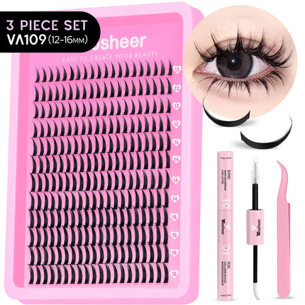 Lash Cluster Kit – DIY Individual Spiky Lashes for Volume and Manga-Style Extensions