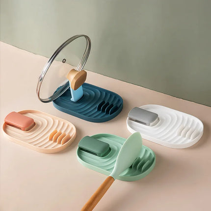 Plastic Spoon Holder – Heat-Resistant Kitchen Utensil Organizer