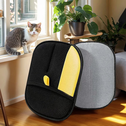 Reusable Pet Hair Remover Gloves – Fur Removal Mitt for Dogs, Cats & Other Pets, Furniture & Carpet Friendly