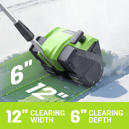 Deli SnowBlazer 21V – Compact Cordless Snow Shovel