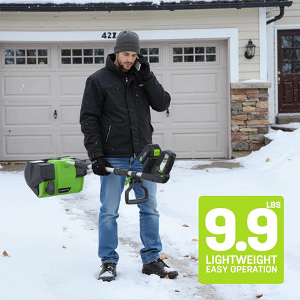 Deli SnowBlazer 21V – Compact Cordless Snow Shovel